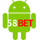 Aplicativo 58BET para Android